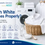 How to wash white clothes properly