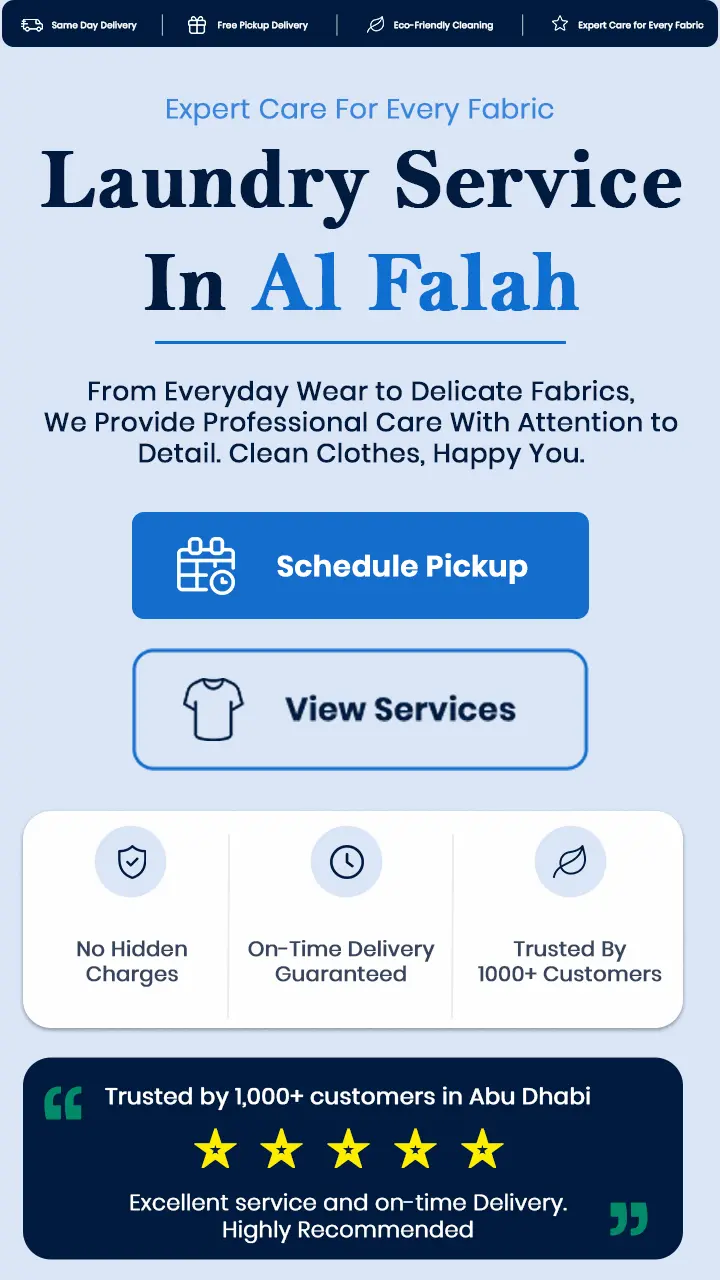 Laundry Service Al Falah Mobile