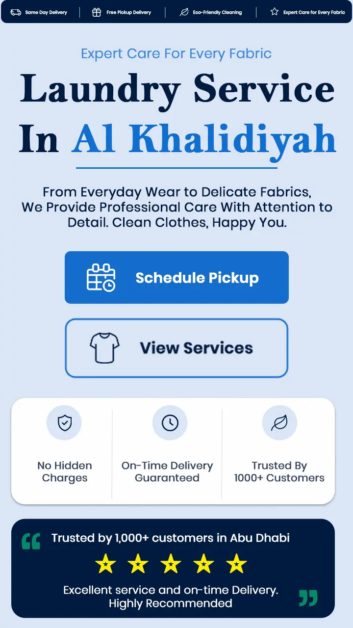 Laundry Service Al Khalidiyah Mobile