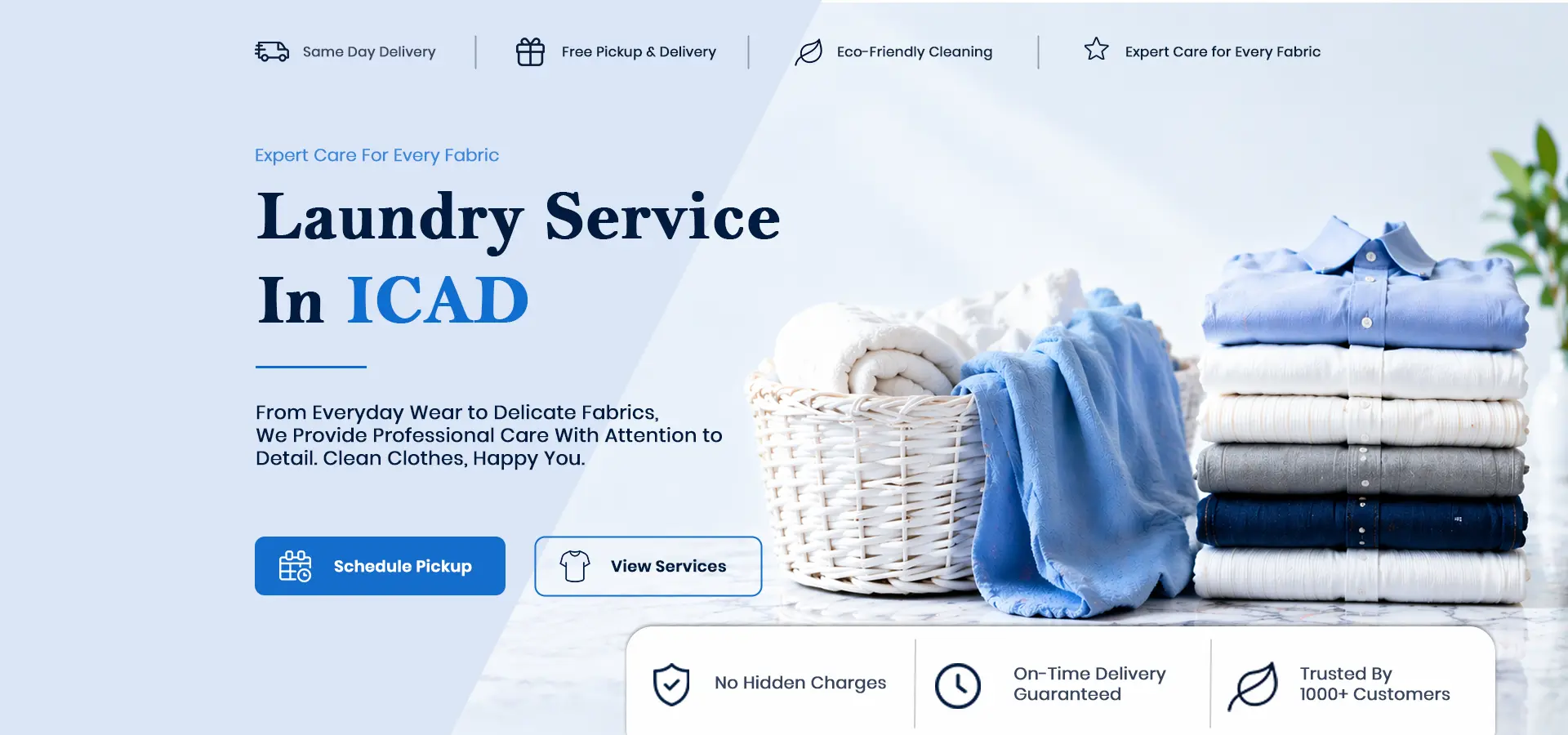 Laundry Service ICAD Desktop