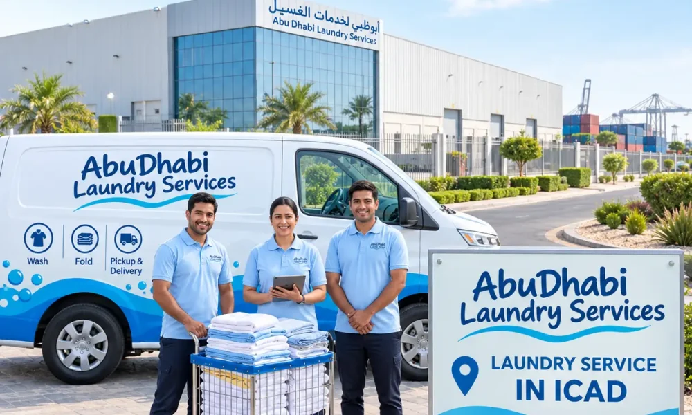 Laundry Service in Industrial City of Abu Dhabi (ICAD)